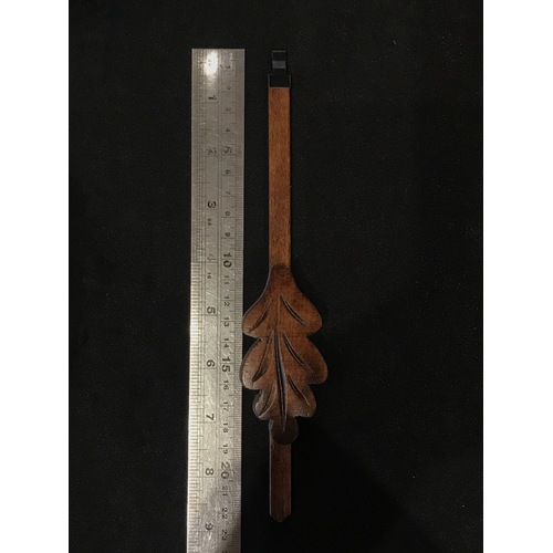 Cuckoo Clock Mechanical Pendulum Large Oak Leaf Rod Length 220mm
