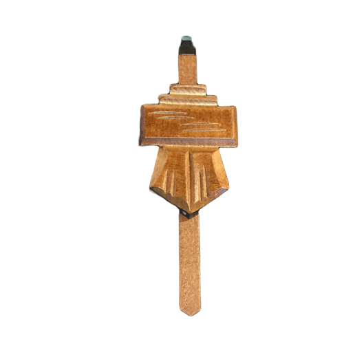 Cuckoo Clock Mechanical Pendulum Chalet Style in Cherry Colour Rod Length 170mm