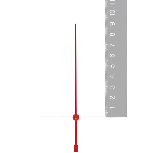 Red Euroshaft Quartz Seconds Hand (89mm) image