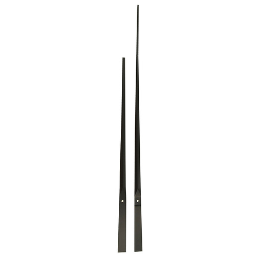 Black Tapered High Torque Euroshaft Quartz Hands (445mm & 330mm) image