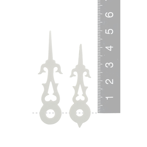 White Plastic Cuckoo Clock Hands (50mm & 42mm) image