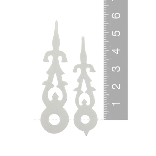 White Plastic Cuckoo Clock Hands (57mm & 47mm) image