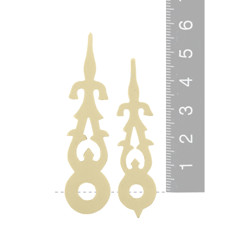 Cream Plastic Cuckoo Clock Hands (57mm & 47mm) image