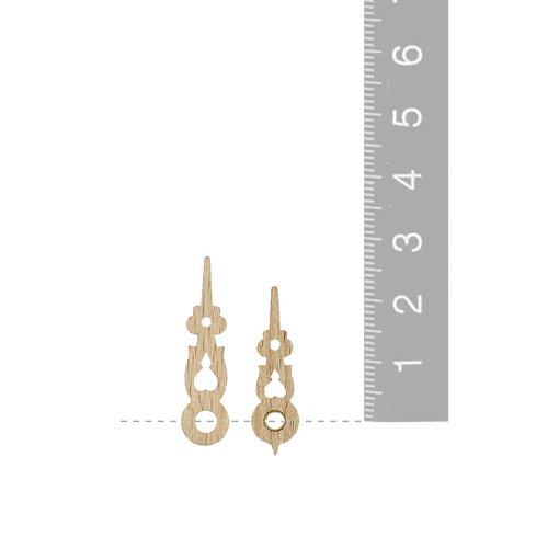 Wooden Cuckoo Clock Hands With Hour Hand Bushing (27mm & 22mm) image
