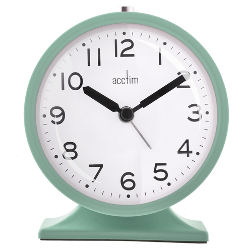 11cm Penny Green Analogue Alarm Clock By ACCTIM image