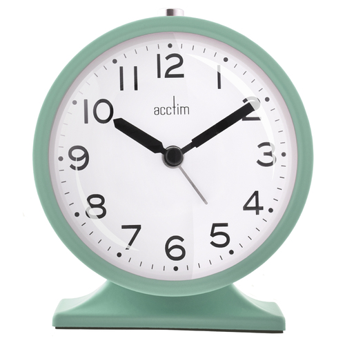 11cm Penny Green Analogue Alarm Clock By ACCTIM