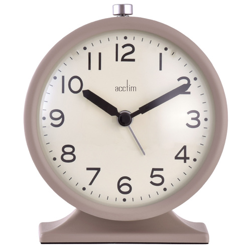 11cm Penny Latte Analogue Alarm Clock By ACCTIM