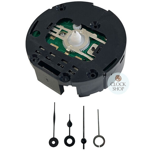 German Round Alarm Clock Quartz Movement (9.7mm Shaft- Suits Dials 0-1mm Thick) image