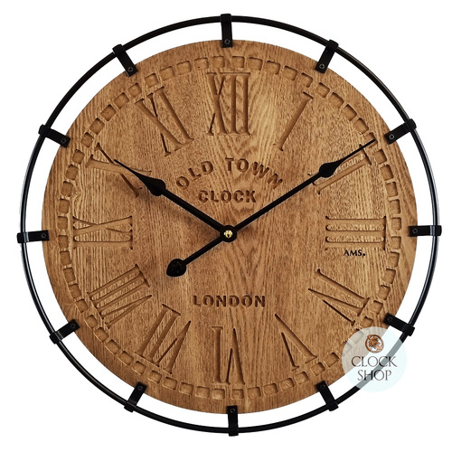 40cm Old Town London Round Wall Clock By AMS