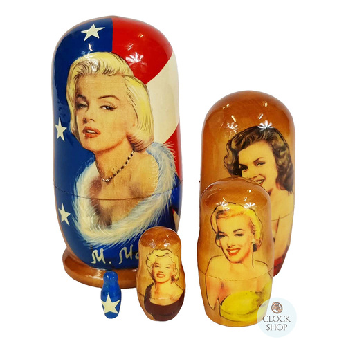 Marilyn Monroe Russian Dolls- 11cm (Set Of 5)