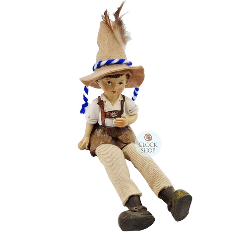14cm Gnome Shelf Sitter- Boy (Blue Hat)