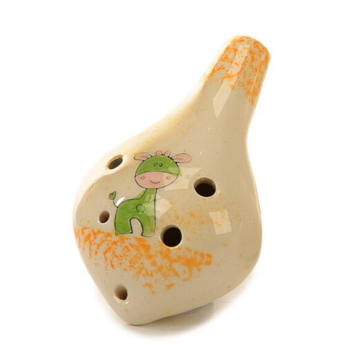 Yellow Ocarina Whistle 10cm image