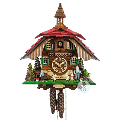Heidi House 1 Day Mechanical Chalet Cuckoo Clock 31cm By ENGSTLER