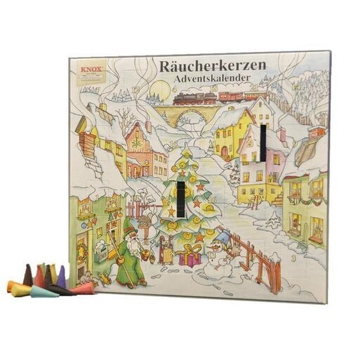 33cm Christmas Advent Calendar With Incense Cones By Richard Glässer image