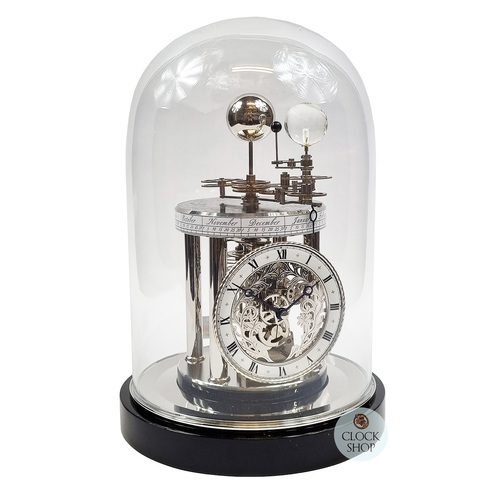 28.5cm Black Astrolabium Mantel Clock By HERMLE