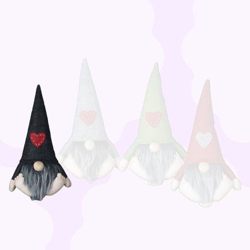 27cm Barefoot Gnome - Black Hat