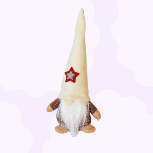 Lars Pebblebrook | 21cm Alpine Gnome With Cream Hat - Boy