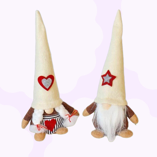 21cm Alpine Gnome With Beige Hat - Boy Or Girl image