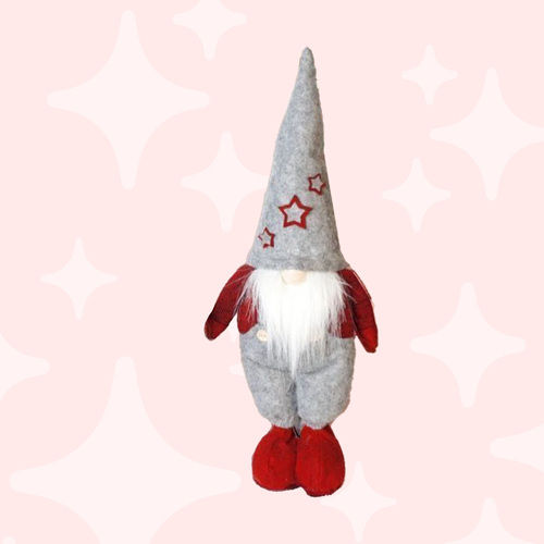 55cm Grey & Red Gnome - Boy