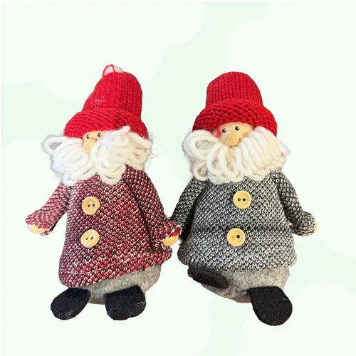 Pippin & Pop WinterPuff | 13cm Christmas Gnome With Winter Coat- Assorted Colours image
