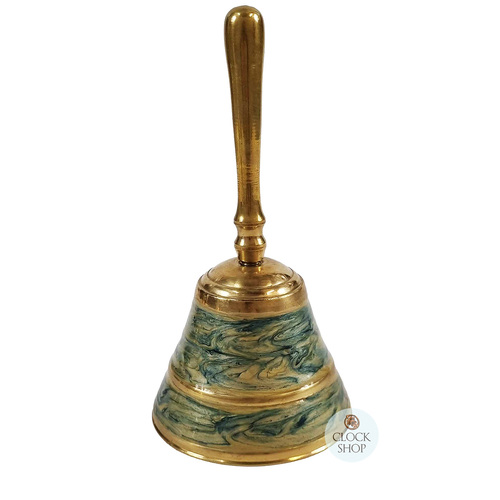 Brass Table Bell With Enamel Finish image