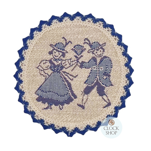 Blue Dancers Round Placemat By Schatz (20cm) image