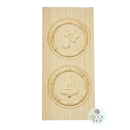 Springerle Mould- 2 Designs (Flower & Bell) image