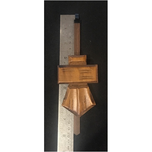 Cuckoo Clock Pendulum Chalet Style in Cherry Colour - Rod Length 200mm image