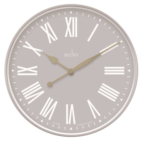 50cm Northfield Taupe Wall Clock By ACCTIM