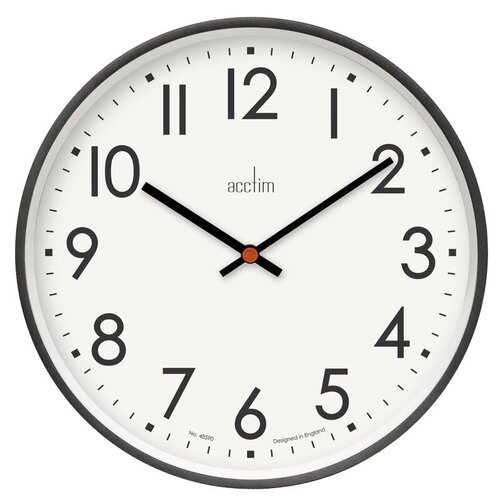 50cm Ashridge Dark Grey Wall Clock By ACCTIM