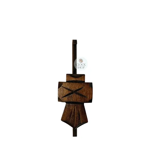 Large Walnut Chalet Style Novelty Quartz Clock Pendulum (110mm) image