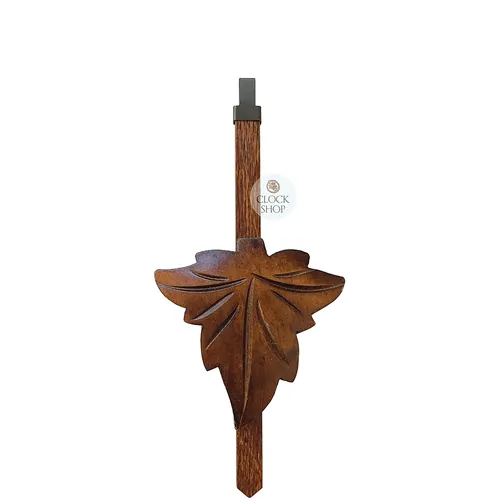 Walnut Maple Leaf Quartz Cuckoo Clock Pendulum (160mm) image