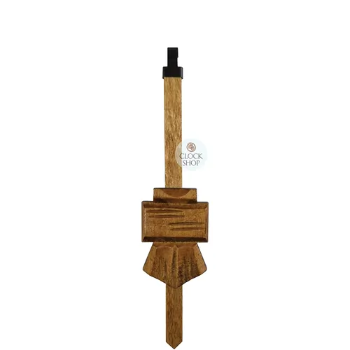 Oak Chalet Style Novelty Quartz Clock Pendulum (170mm) image