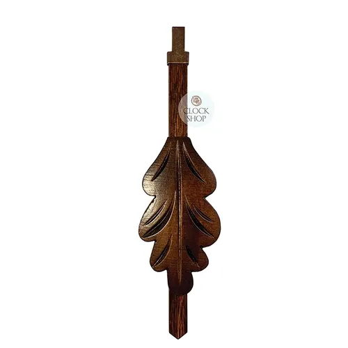 Walnut Oak Leaf Quartz Cuckoo Clock Pendulum (165mm) image