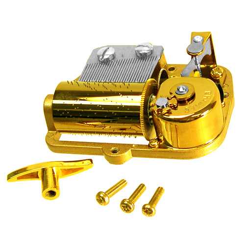 Sankyo 30 Note Gold Musical Movement (Dvorak - Humoresque) image