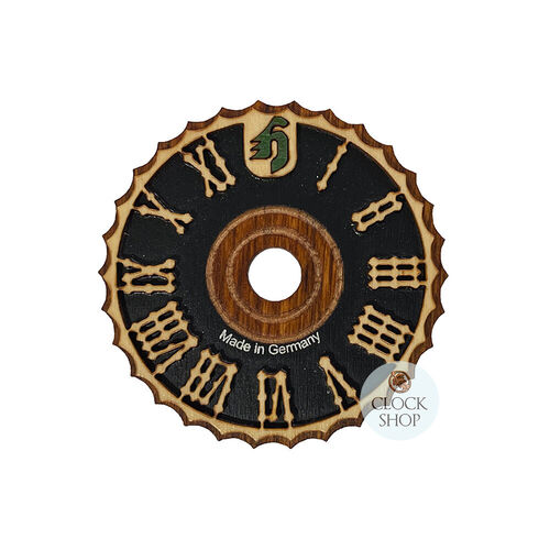 60mm Black Wooden HÖNES Cuckoo Clock Dial image