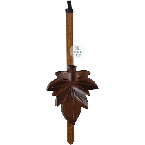 Walnut Maple Leaf Mechanical Cuckoo Clock Pendulum (210mm) image