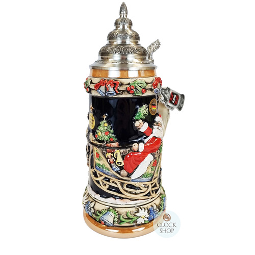 Santa Claus In Sleigh Beer Stein 0.75L By KING image