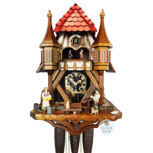 Michelstadt Town Hall 8 Day Mechanical Chalet Cuckoo Clock 45cm By SCHNEIDER