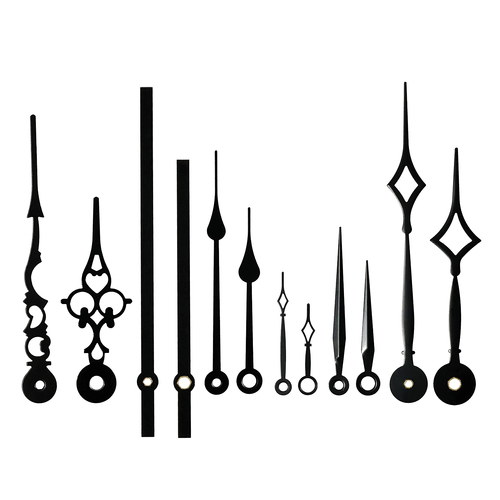 Press Fit Step Quartz Hands | 3.1mm & 5.0mm Hand Holes | Assorted Designs image