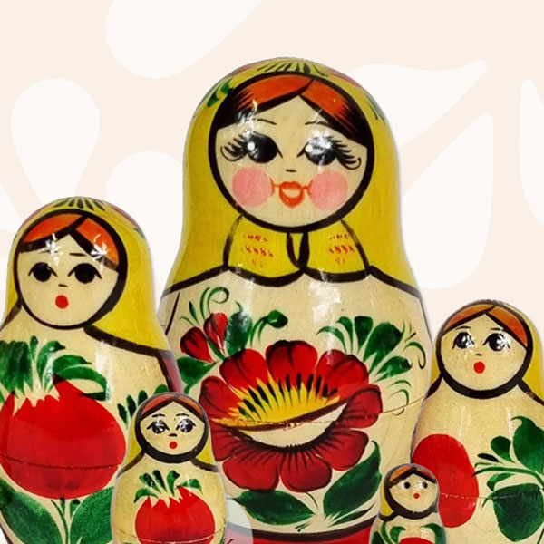 Russian Matryoshka Nesting Dolls 